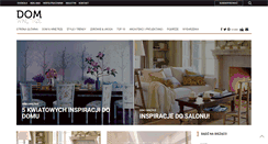Desktop Screenshot of dom-wnetrze.com